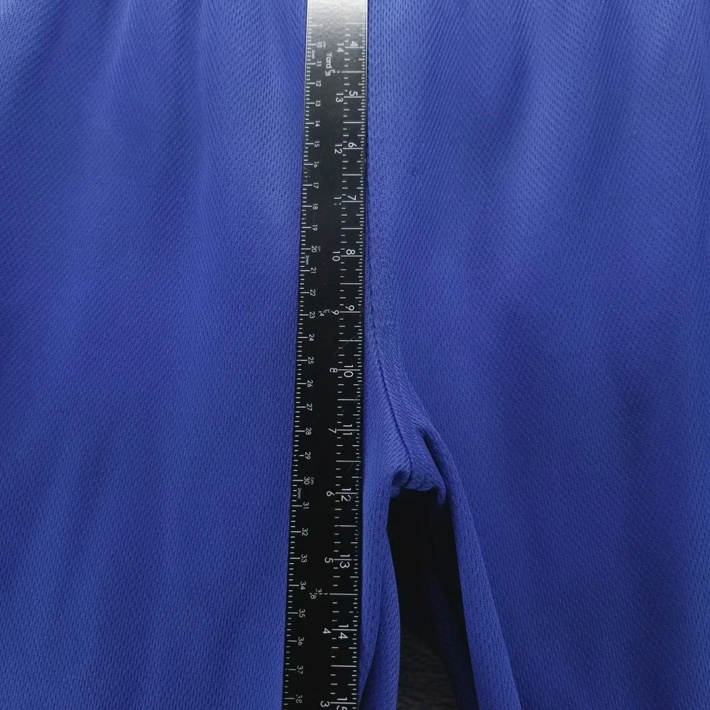 VTG Nike‎ Pants Mens L Blue Basketball Ankle Zip Track Drawstring Pockets Gym